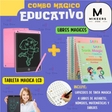 PACK EDUCATIVO (CUADERNILLOS MAGICOS + TABLET LCD)