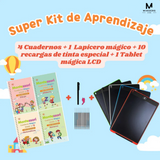 PACK EDUCATIVO (CUADERNILLOS MAGICOS + TABLET LCD)