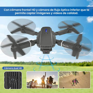 E88Pro-Dron plegable con cámara HD 4K